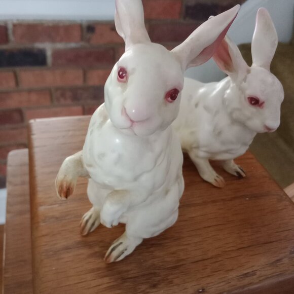 Lefton Ceramic Rabbits/2 - Picture 7 of 14